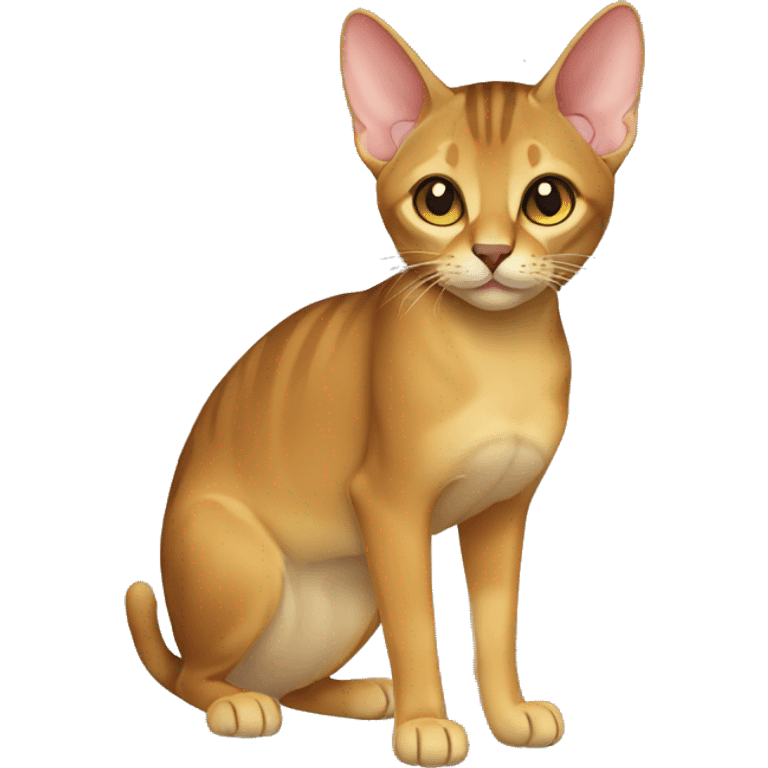 Chausie Cat Full Body emoji