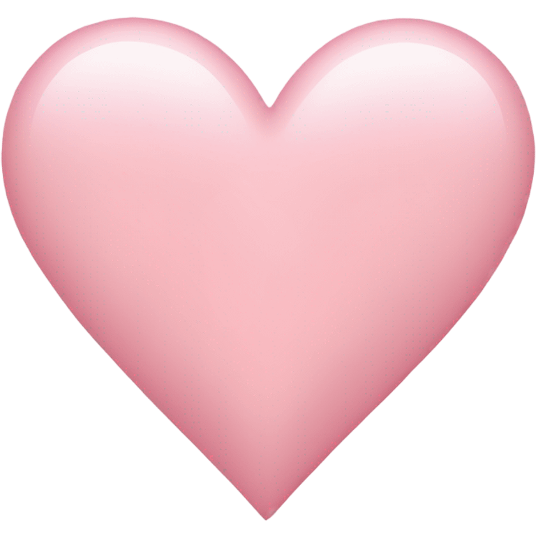 light pink heart emoji