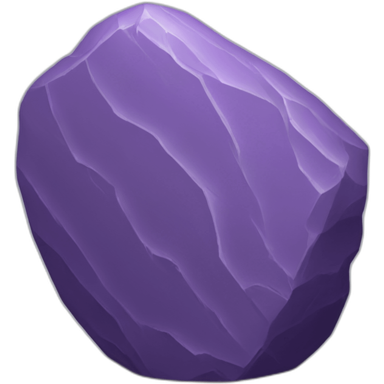 purple rock emoji