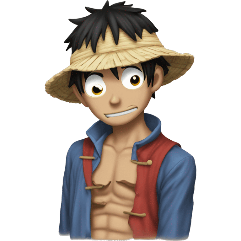 Luffy qui abat kaïdo emoji