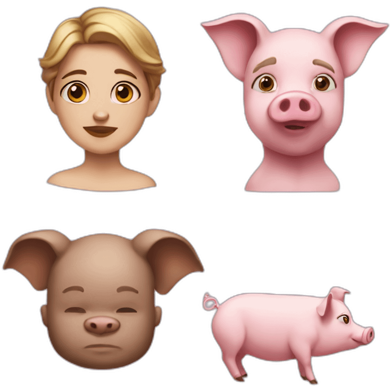 Chace-Circe-and-pig emoji