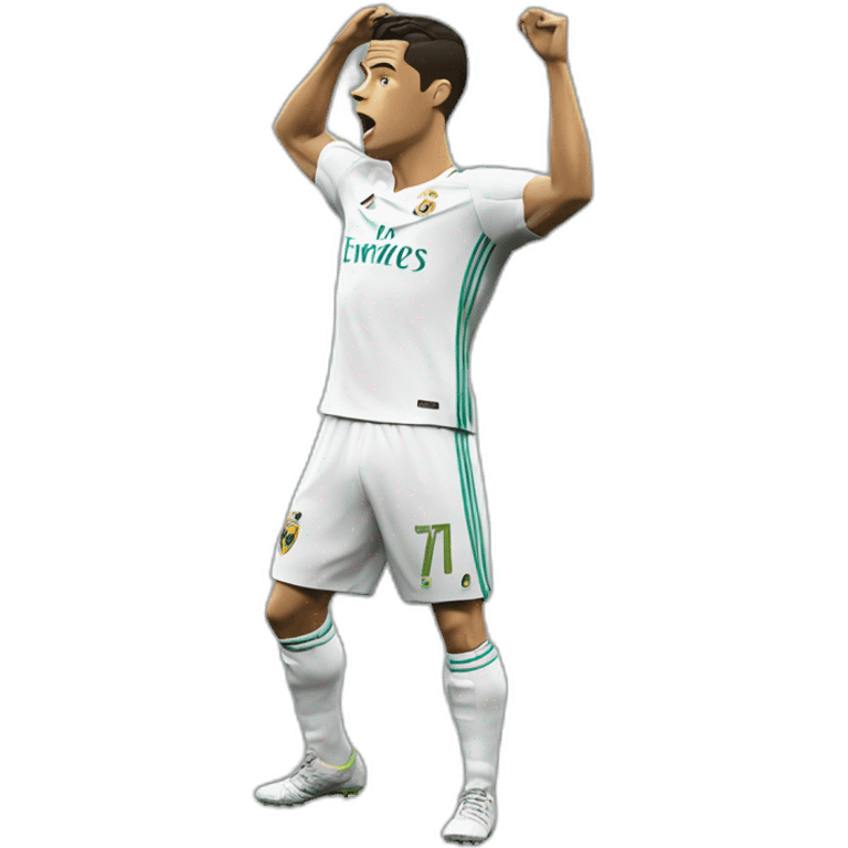 cristiano ronaldo qui dab emoji