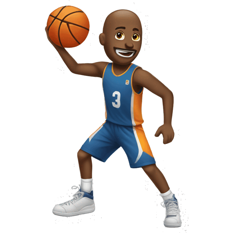 Playing basketball emoji