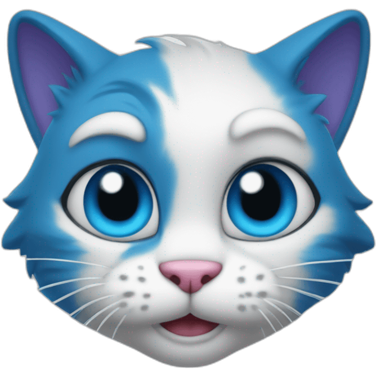 Smurf cat emoji