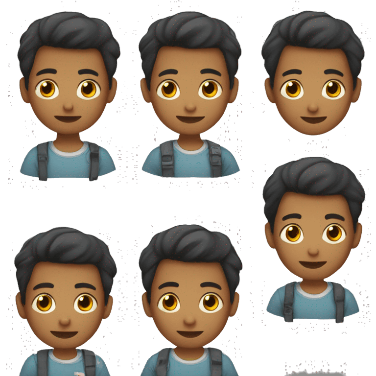 Niños abrazados  emoji