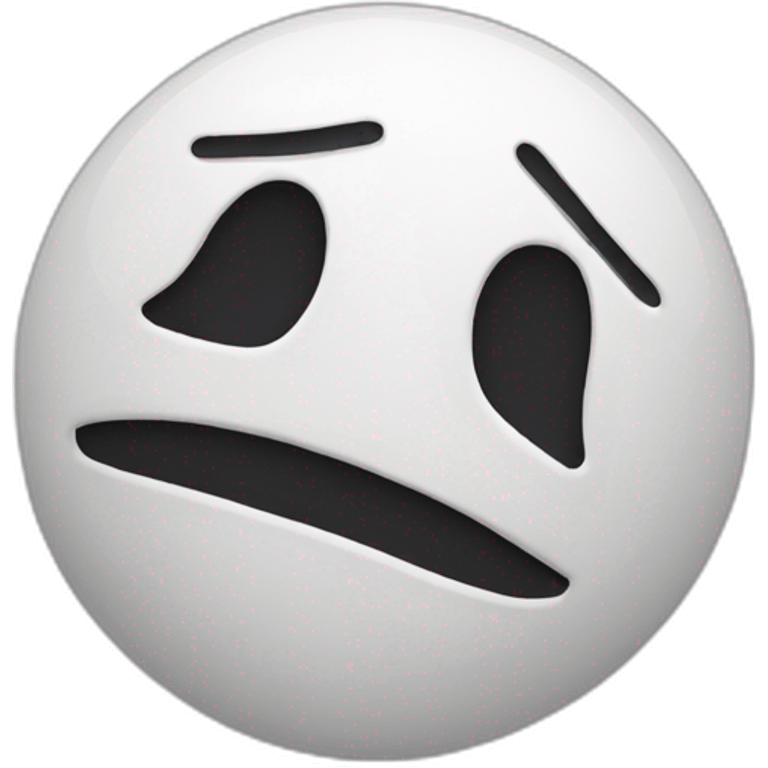 A sad Emoji wearing a laughting mask emoji