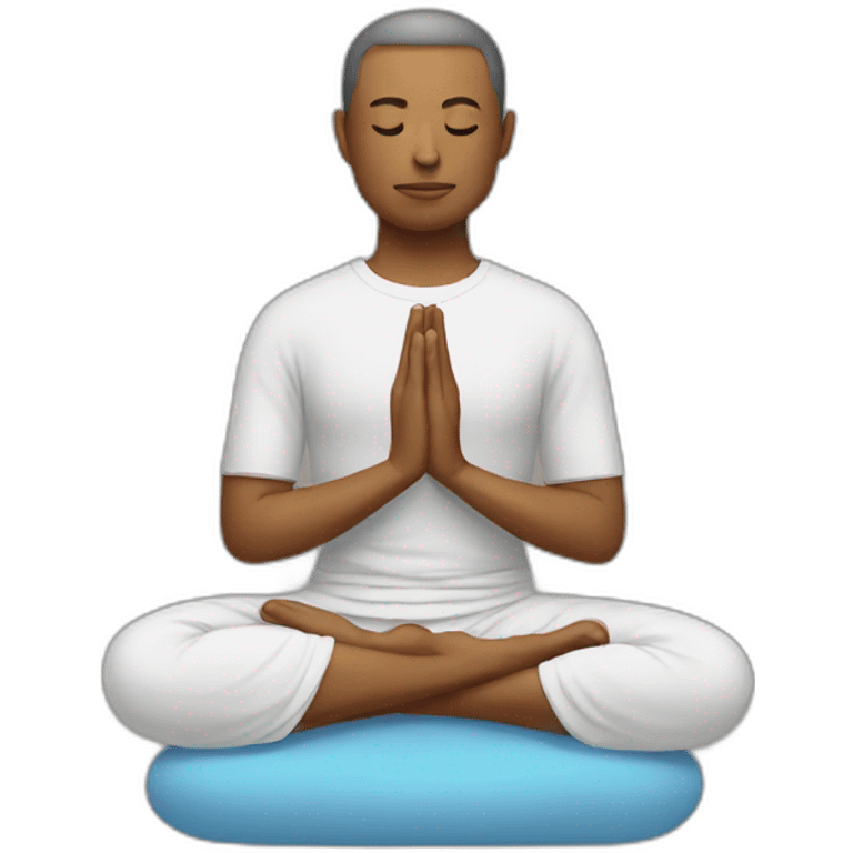 meditate emoji