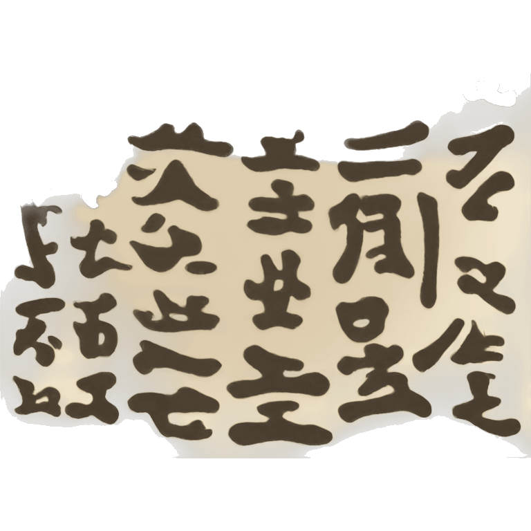 Japanese scroll emoji