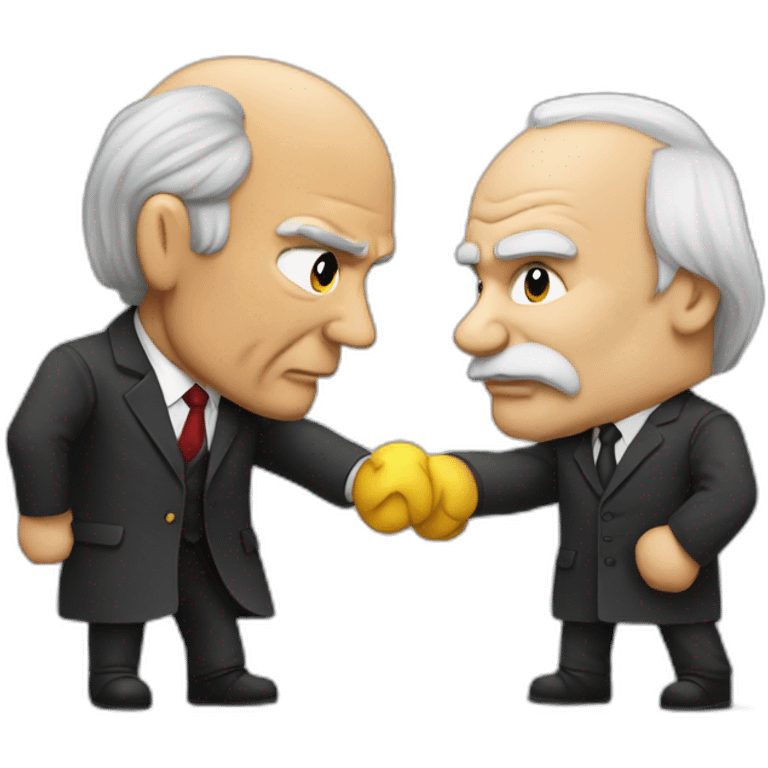 Marx fighting putin emoji