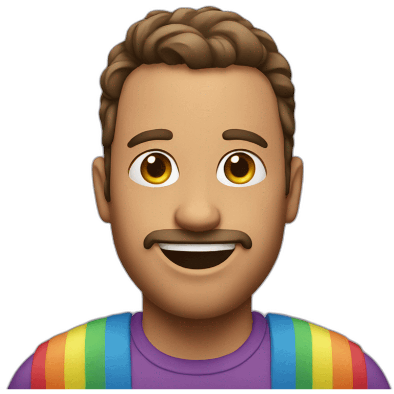 rainbow-guy emoji