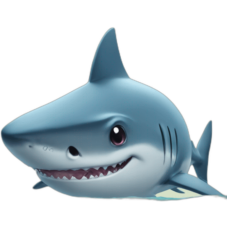 shark meeting emoji