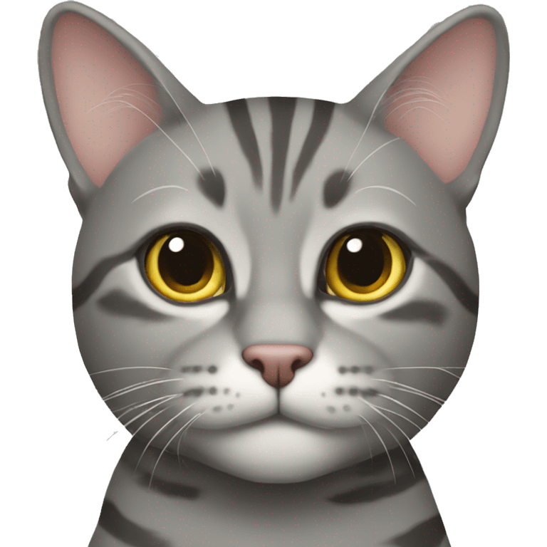 grey tabby cat emoji