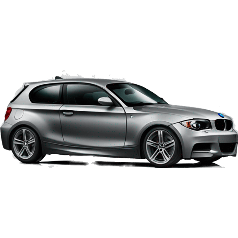 BMW 135 i grey with Black alu  emoji