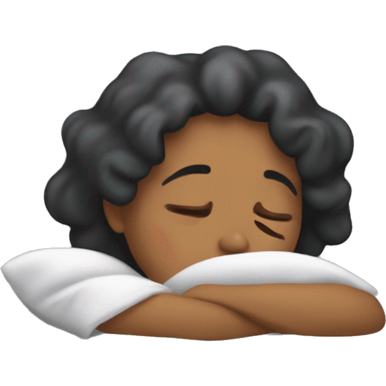 Mujer durmiendo  emoji