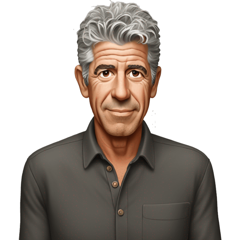 Anthony Bourdain emoji