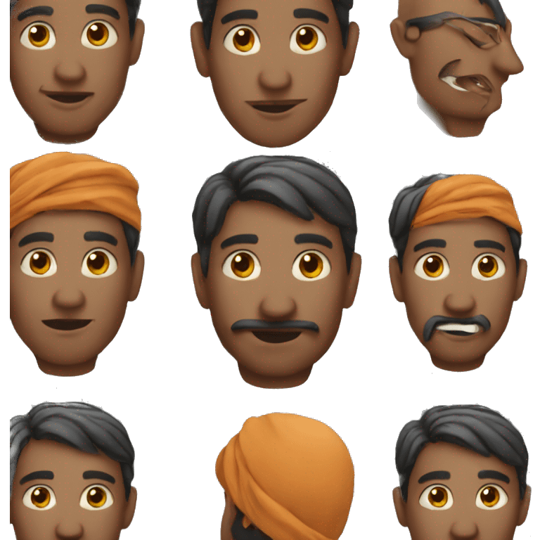 Indian man emoji