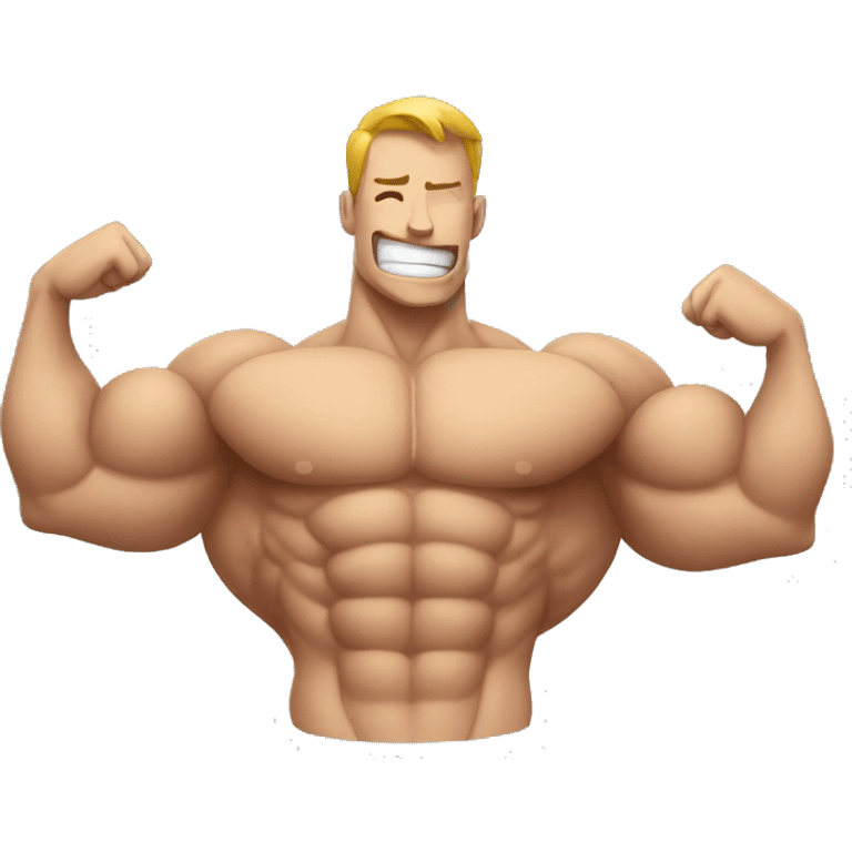 bizeps muscle flexing emoji