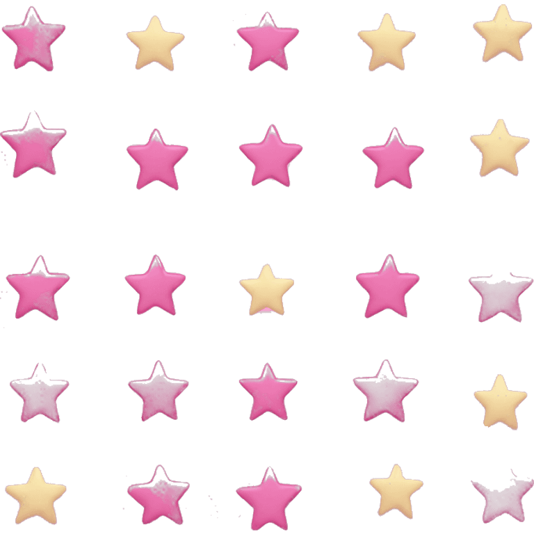 pink stars emoji