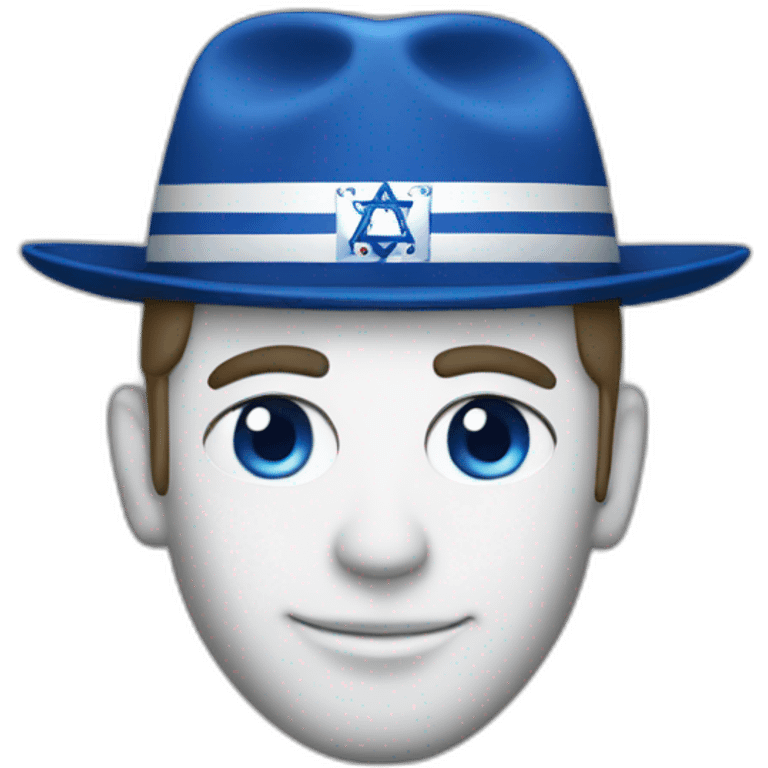 Macron with Israel cap emoji