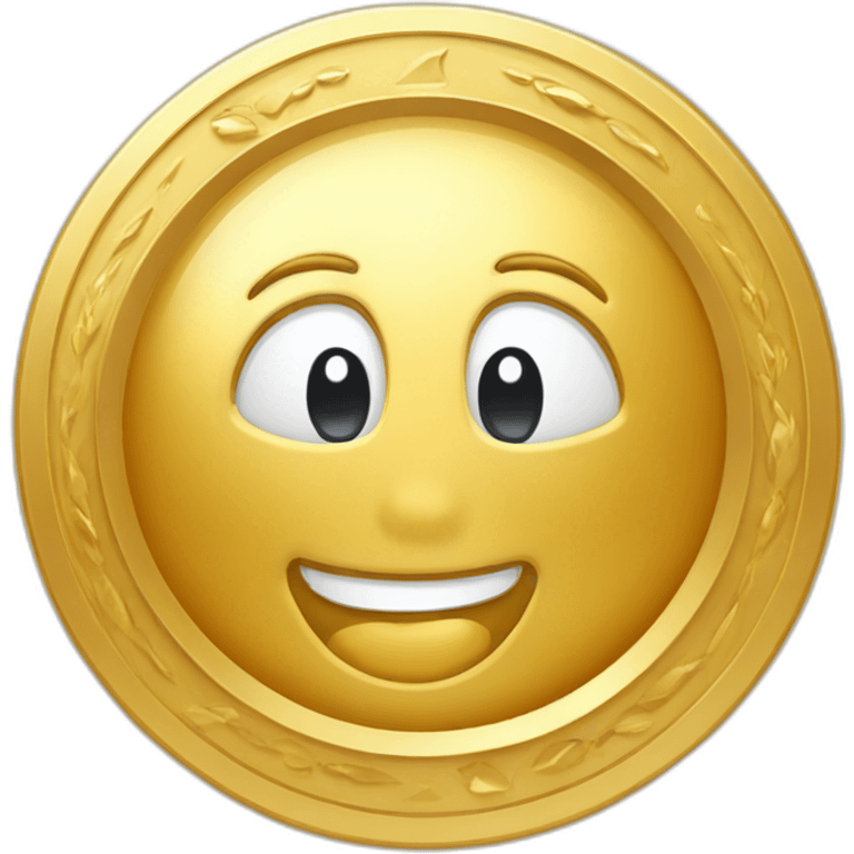 2nd place medal golden in color emoji