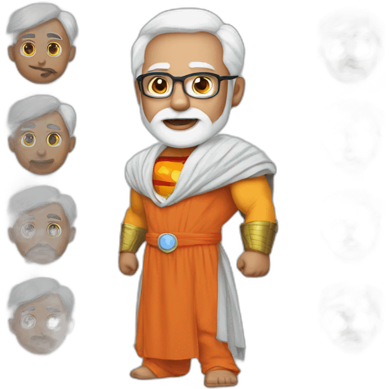 Modi super man emoji