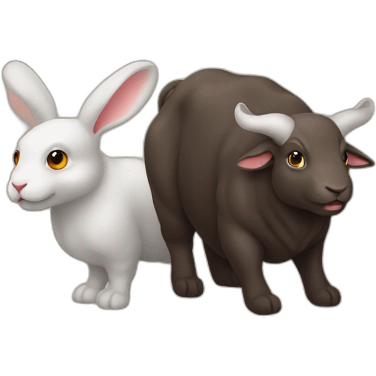 rabbit + bull emoji