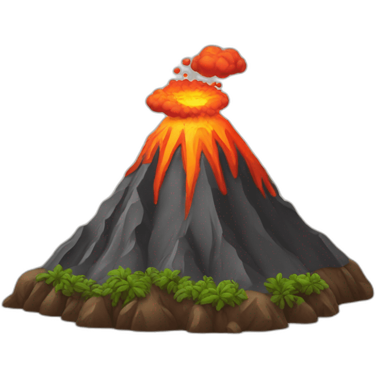 volcano emoji