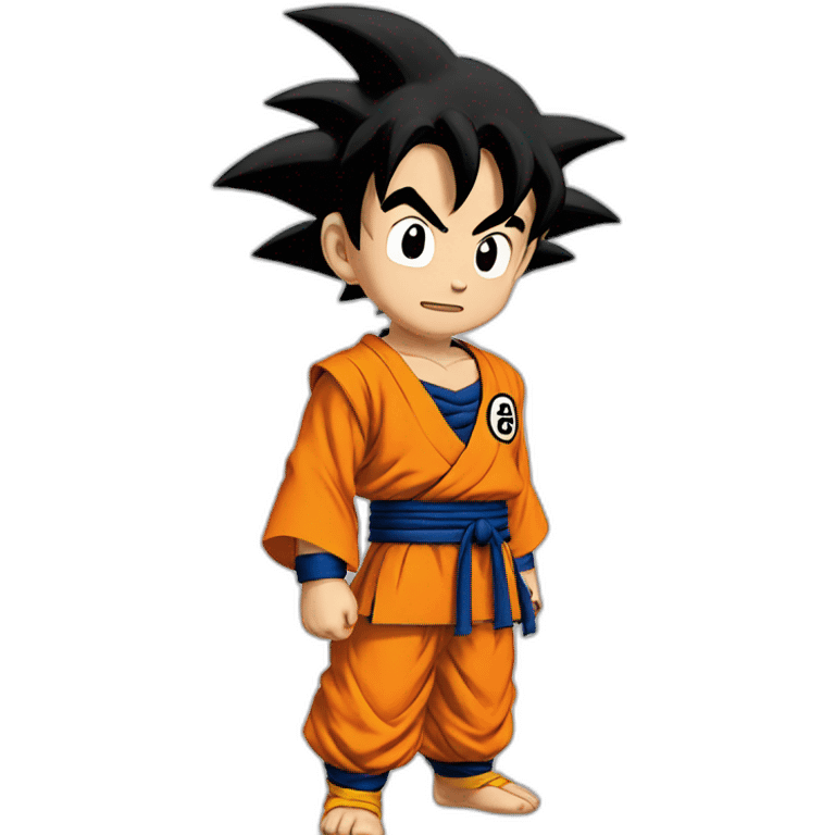 Kid Goku blink emoji