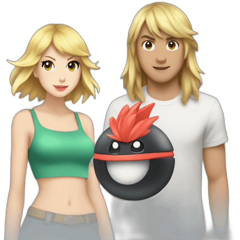 Pokémon and Taylor swift emoji