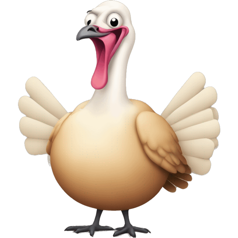 Extremely fat turkey  emoji