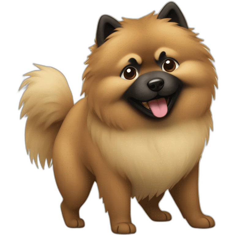 Eurasier make a dab emoji