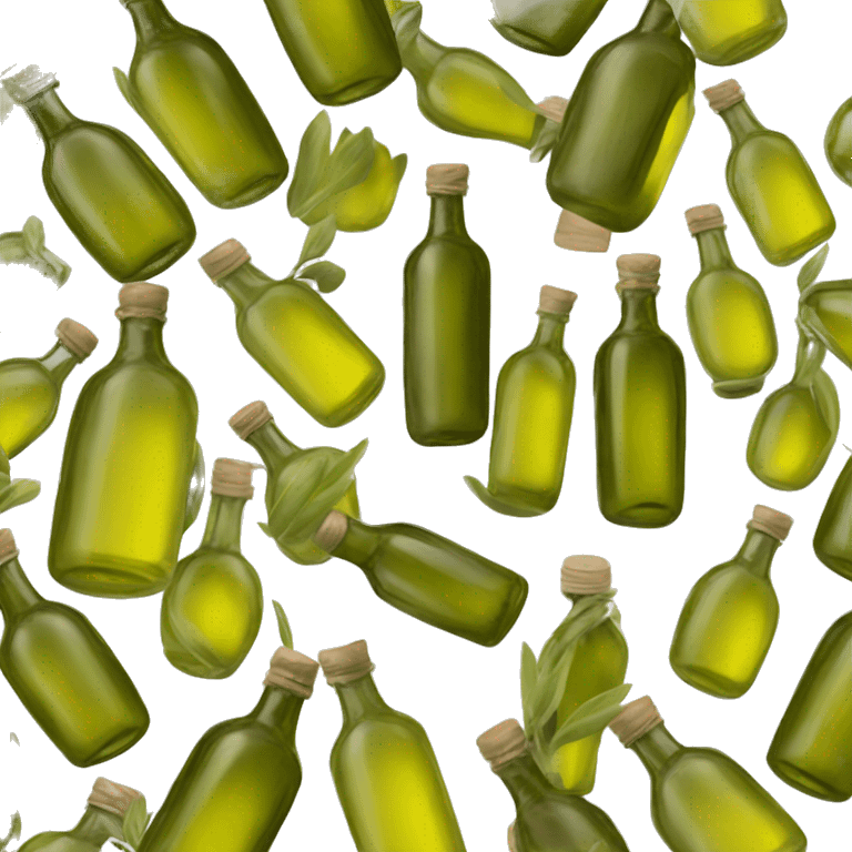 a single bottle of extra virgin olive oil  emoji