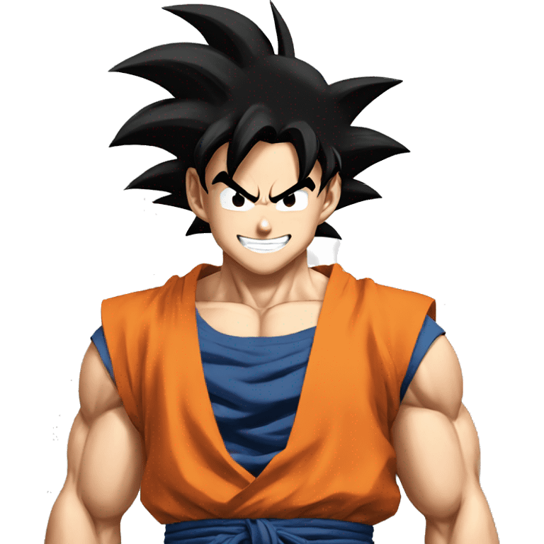 Goku smiling emoji