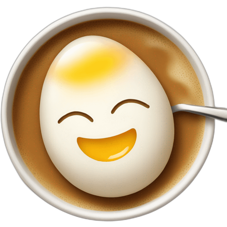 egg coffee emoji