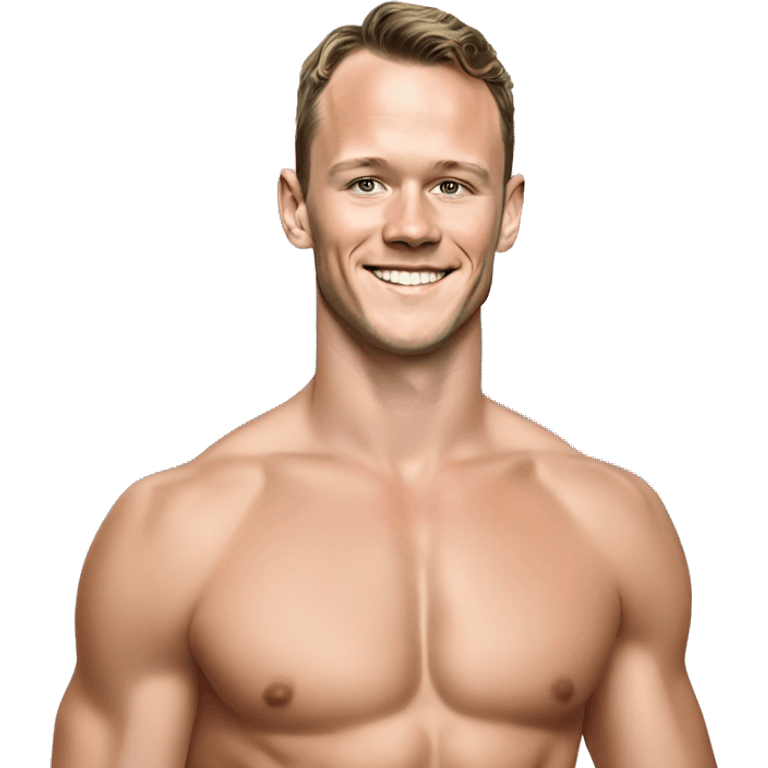 Jonathan Toews beach body with rainbow background emoji