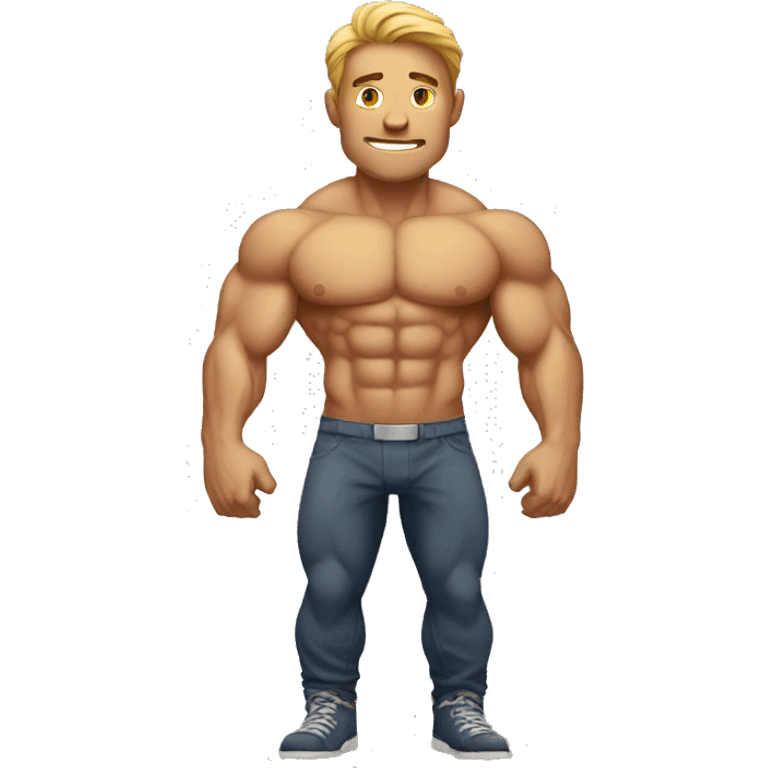 MUSCULAR MAN emoji