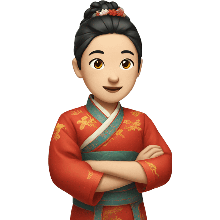 chinese in traditional clothes emoji