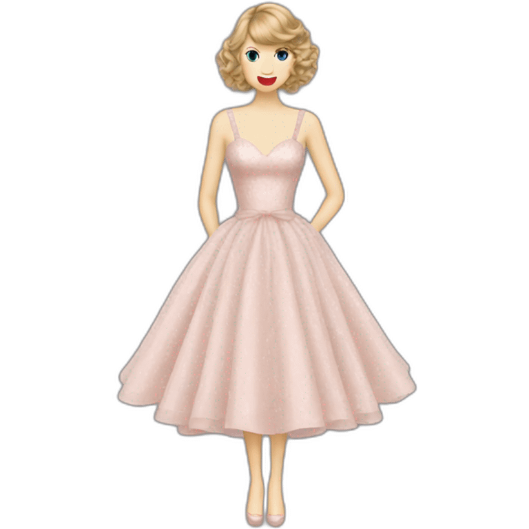 Taylor swift with speak now dress emoji