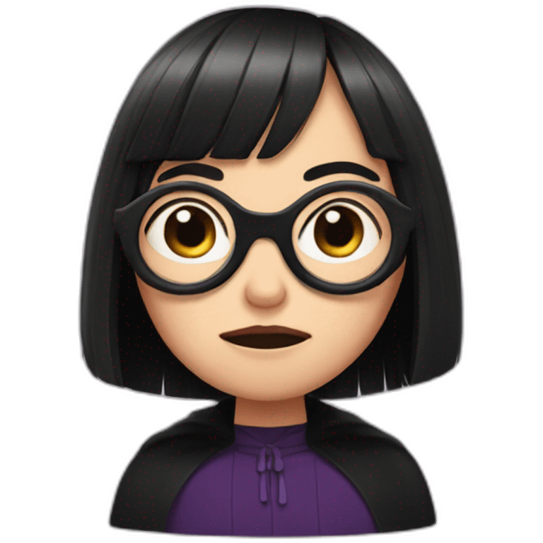 edna mode, fringe, crying emoji