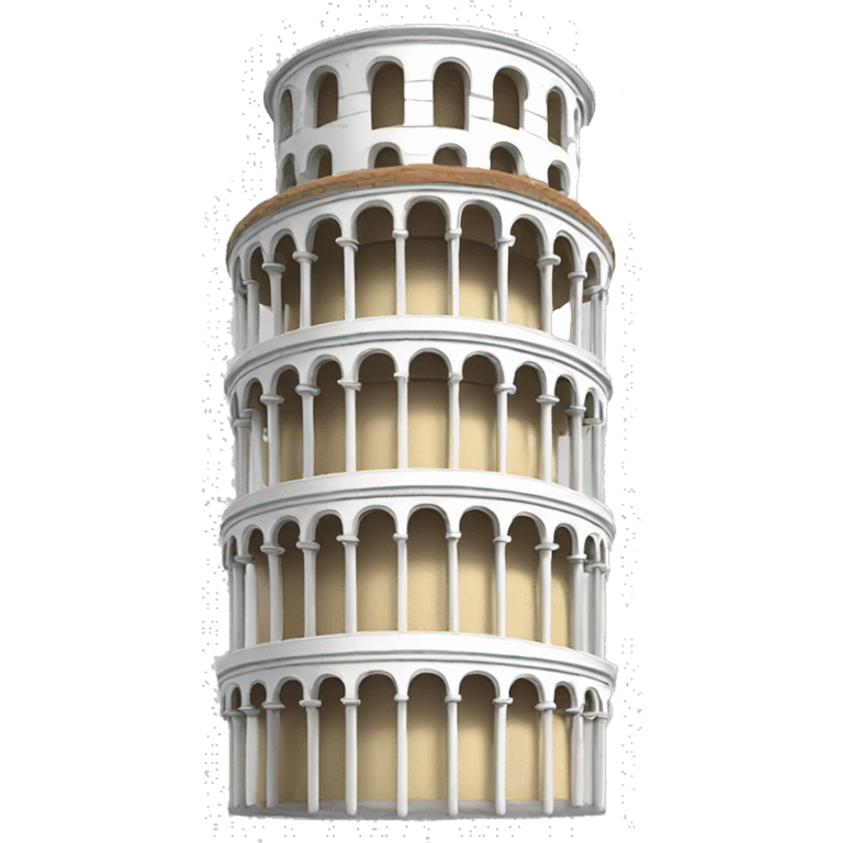 Leaning tower of pisa emoji