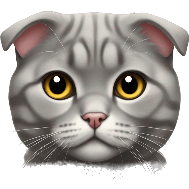 Scottish Fold gray Tommy Hilfiger emoji