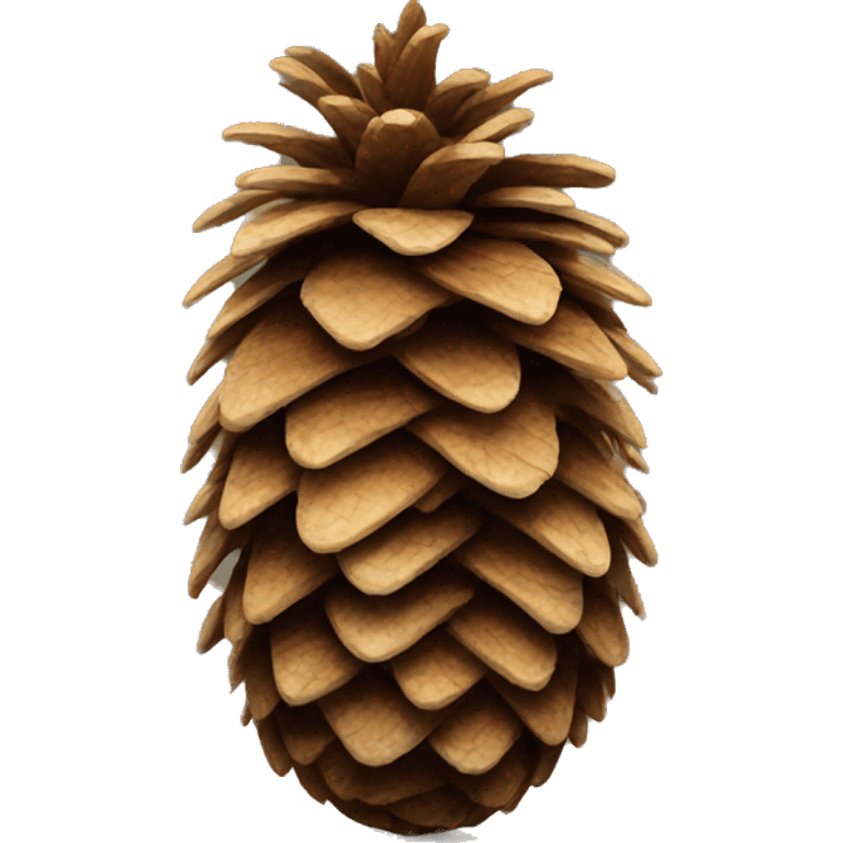 scared pinecone emoji