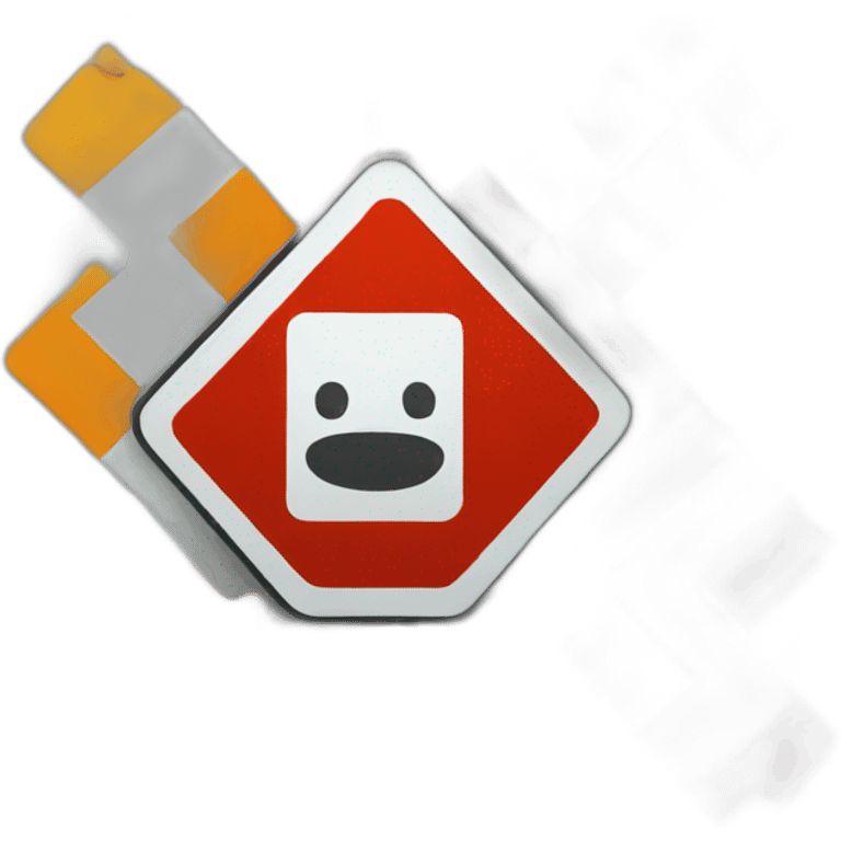 traffic sign emoji