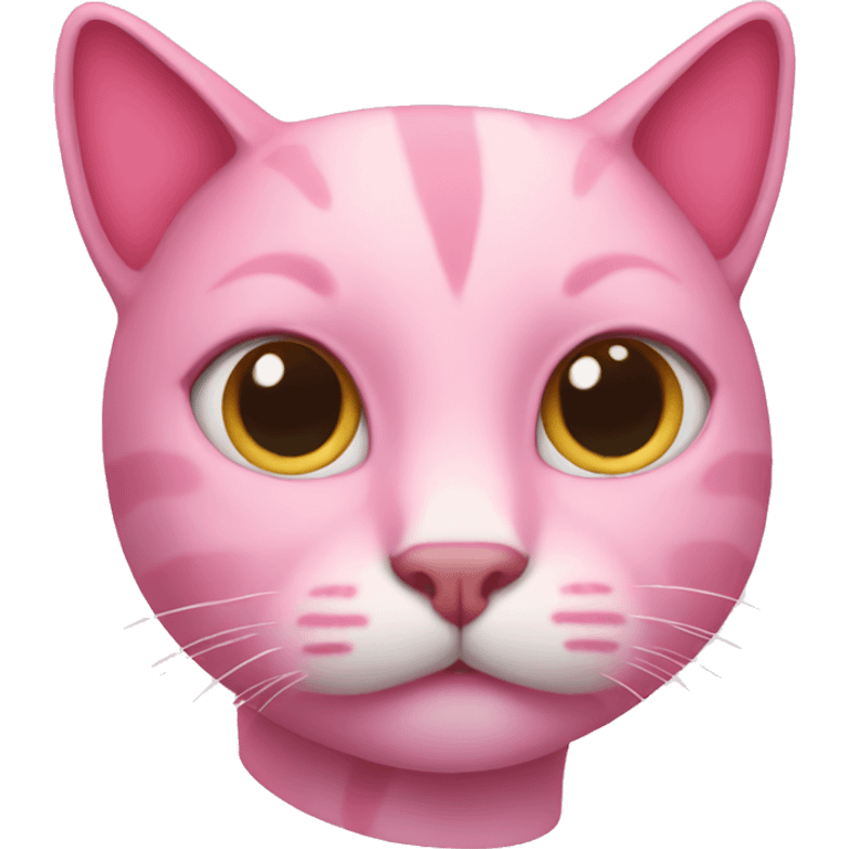 Pink cat emoji