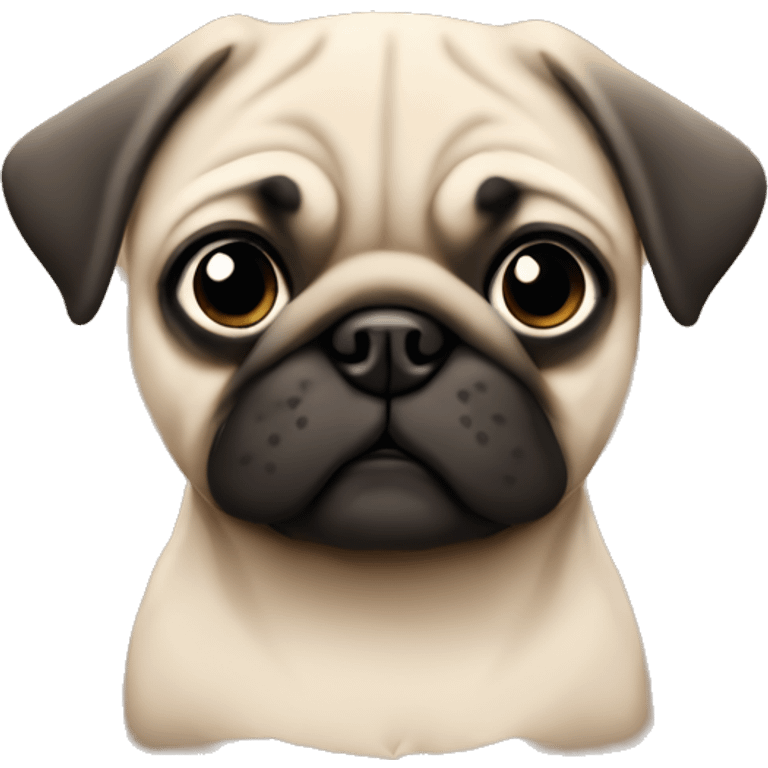 Pug puppy emoji