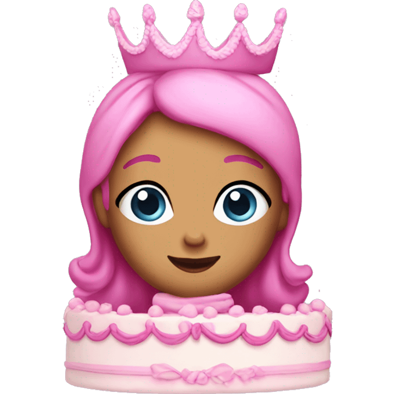 Princess cake emoji