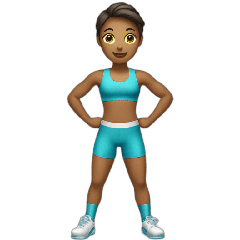 Gymastique rythmique sportif emoji