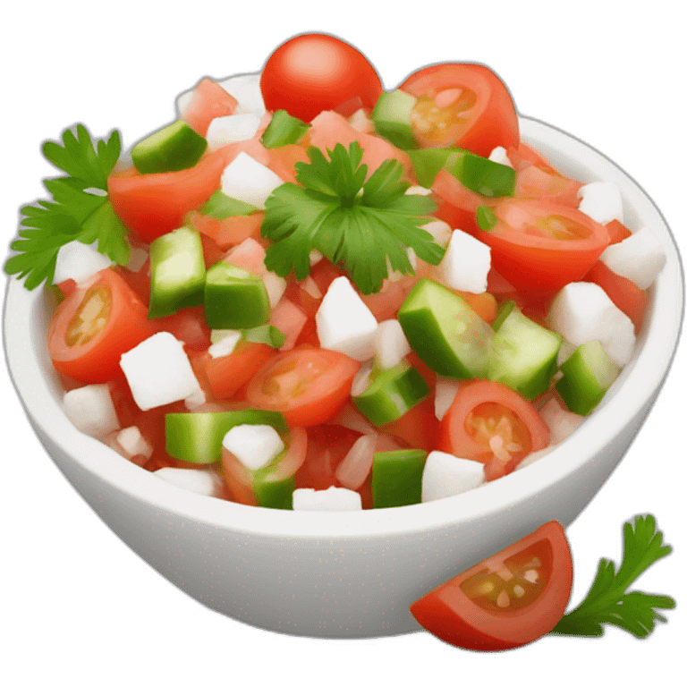 Pico de gallo emoji