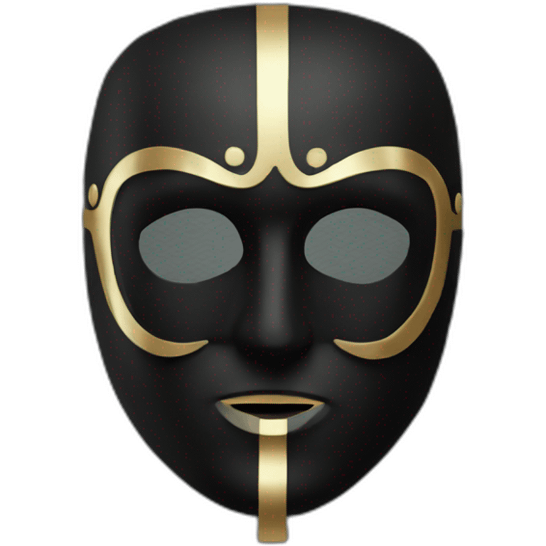 man dark hacker venetian mask emoji