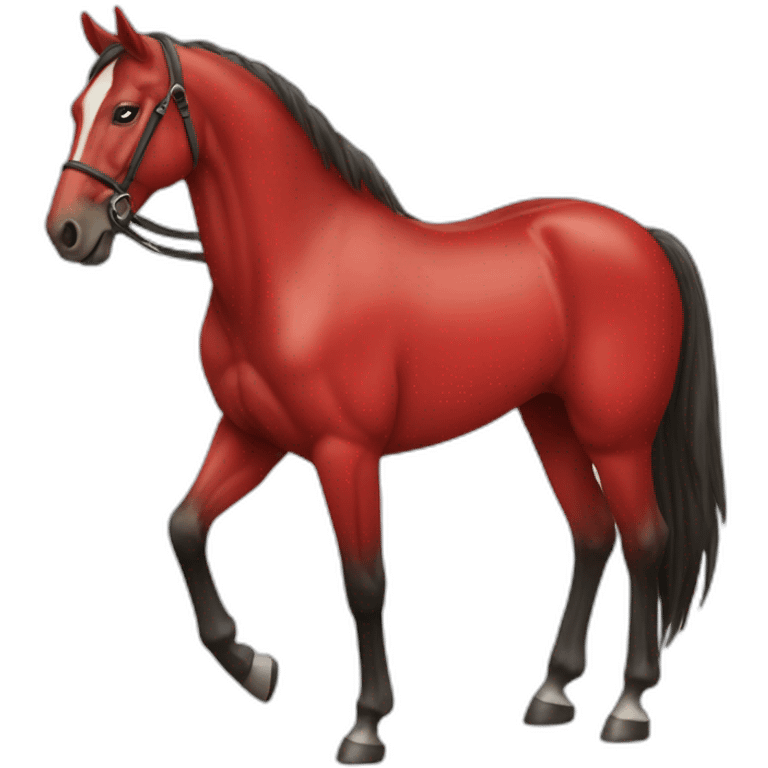 Caballo Ferrari Rojo emoji